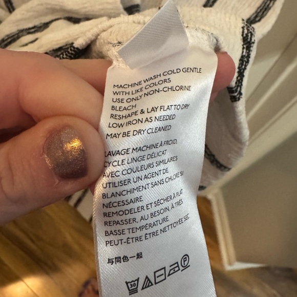 Anthropologie White and Black Knit Top - Picture 4 of 5